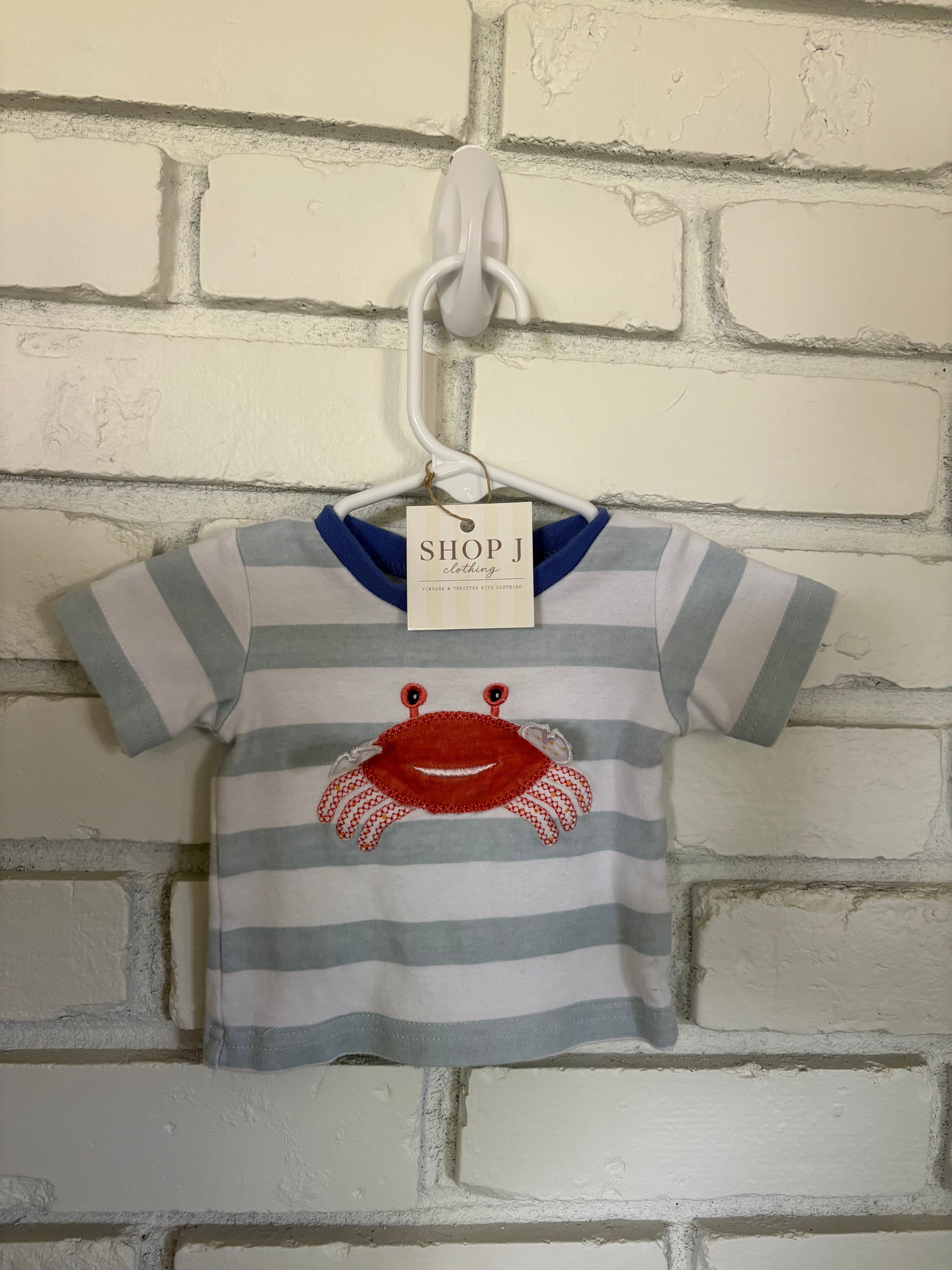Crab T-Shirt 0-6 Months