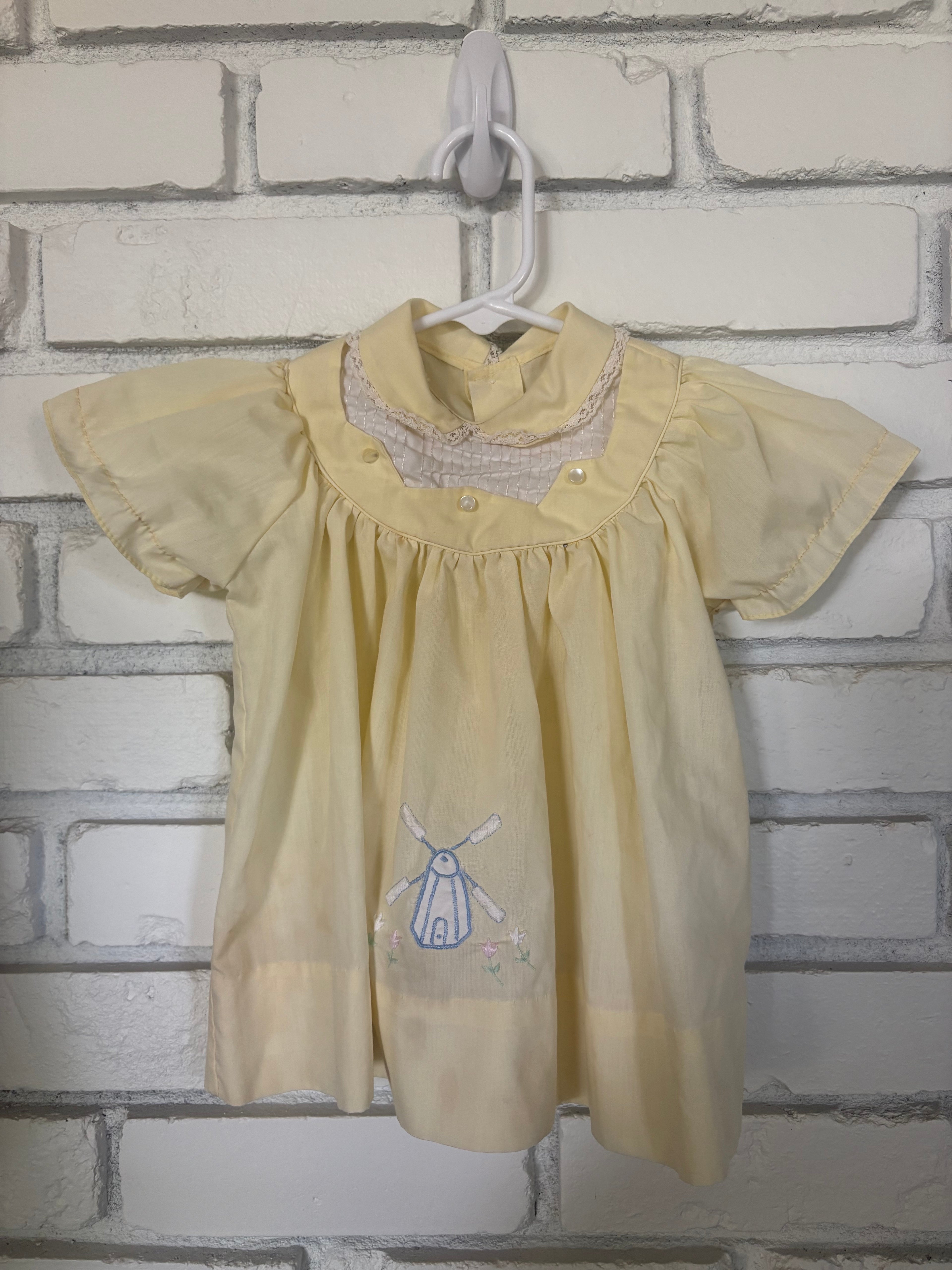 Vintage Yellow Dress