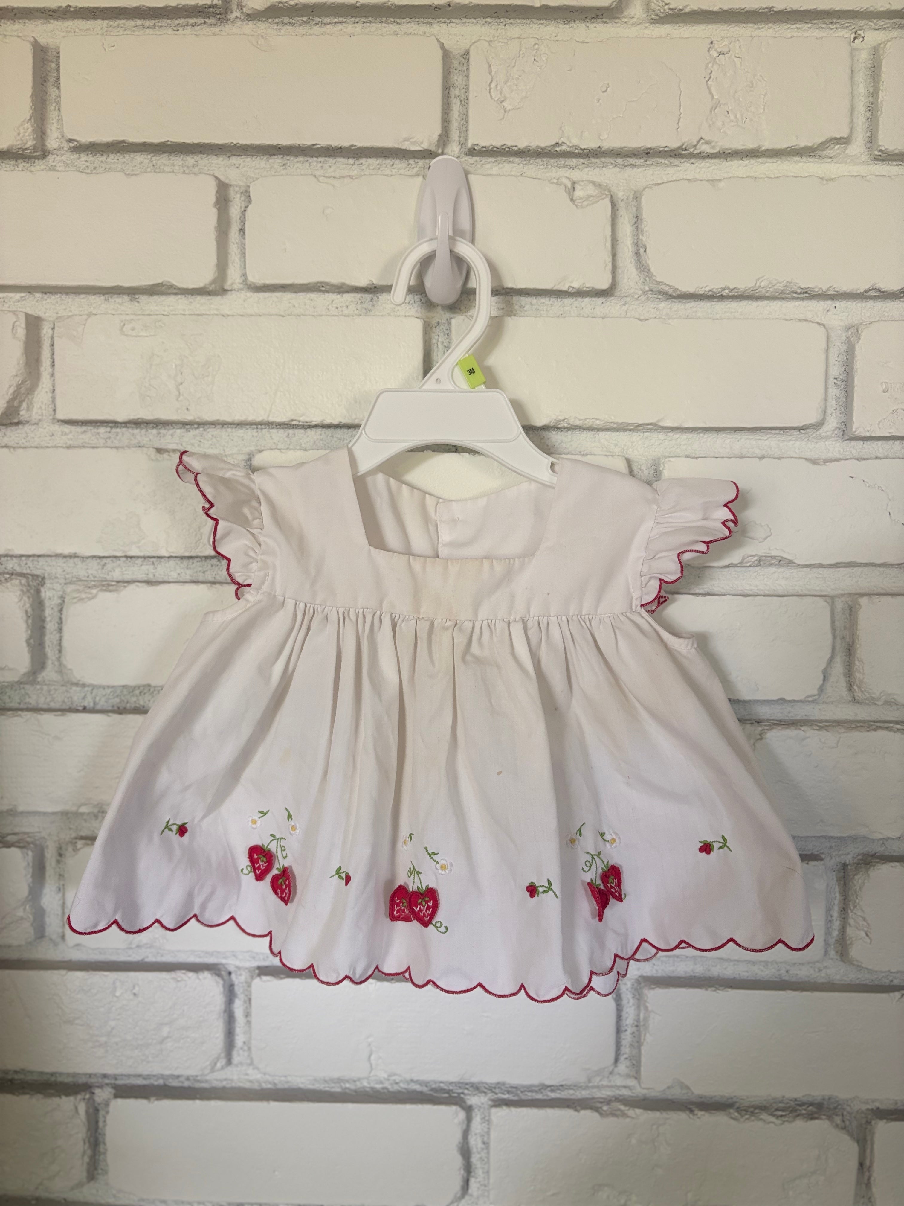 Vintage Strawberry Dress