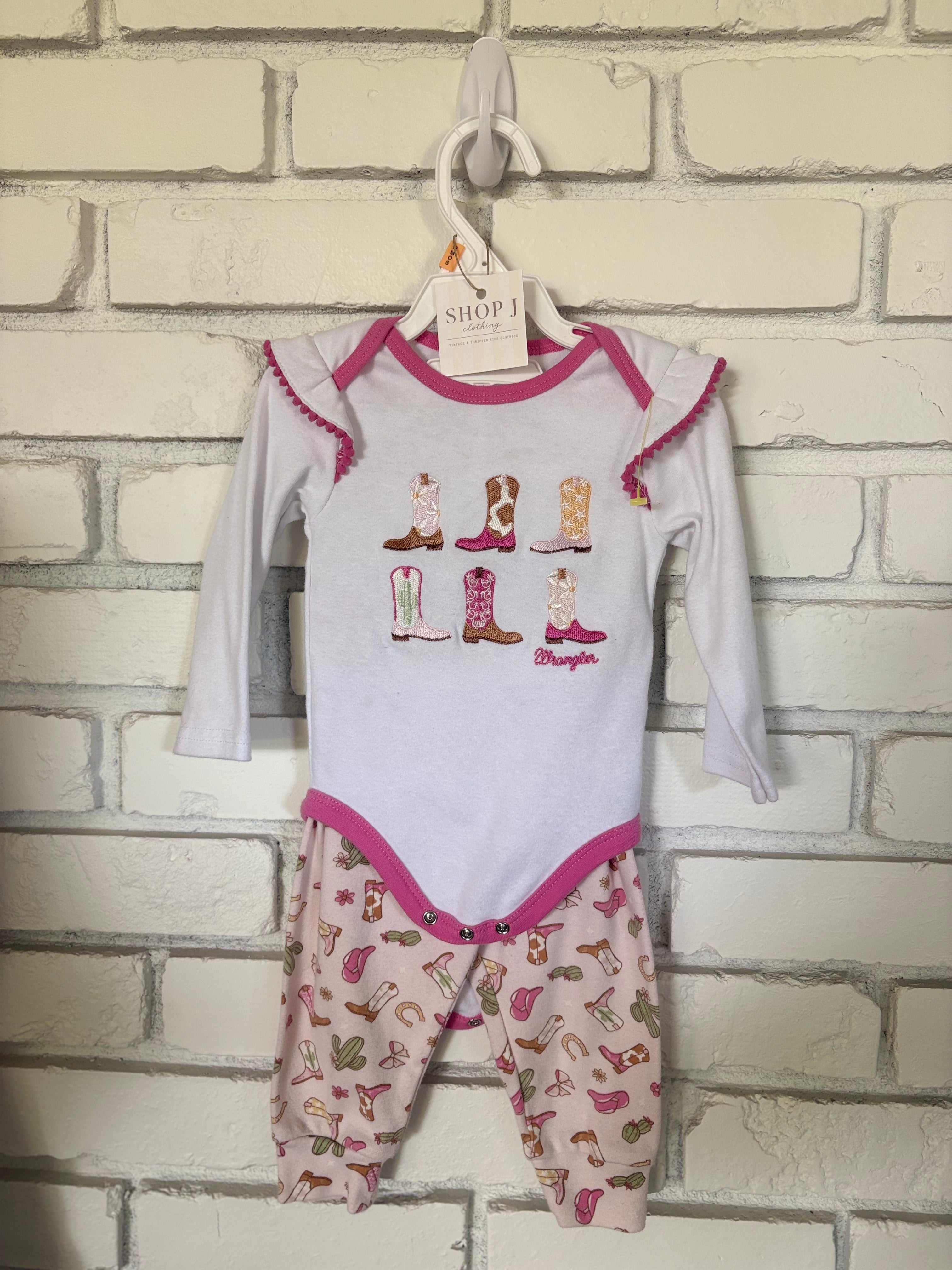 Wrangler Two Piece Set 9-12 Months
