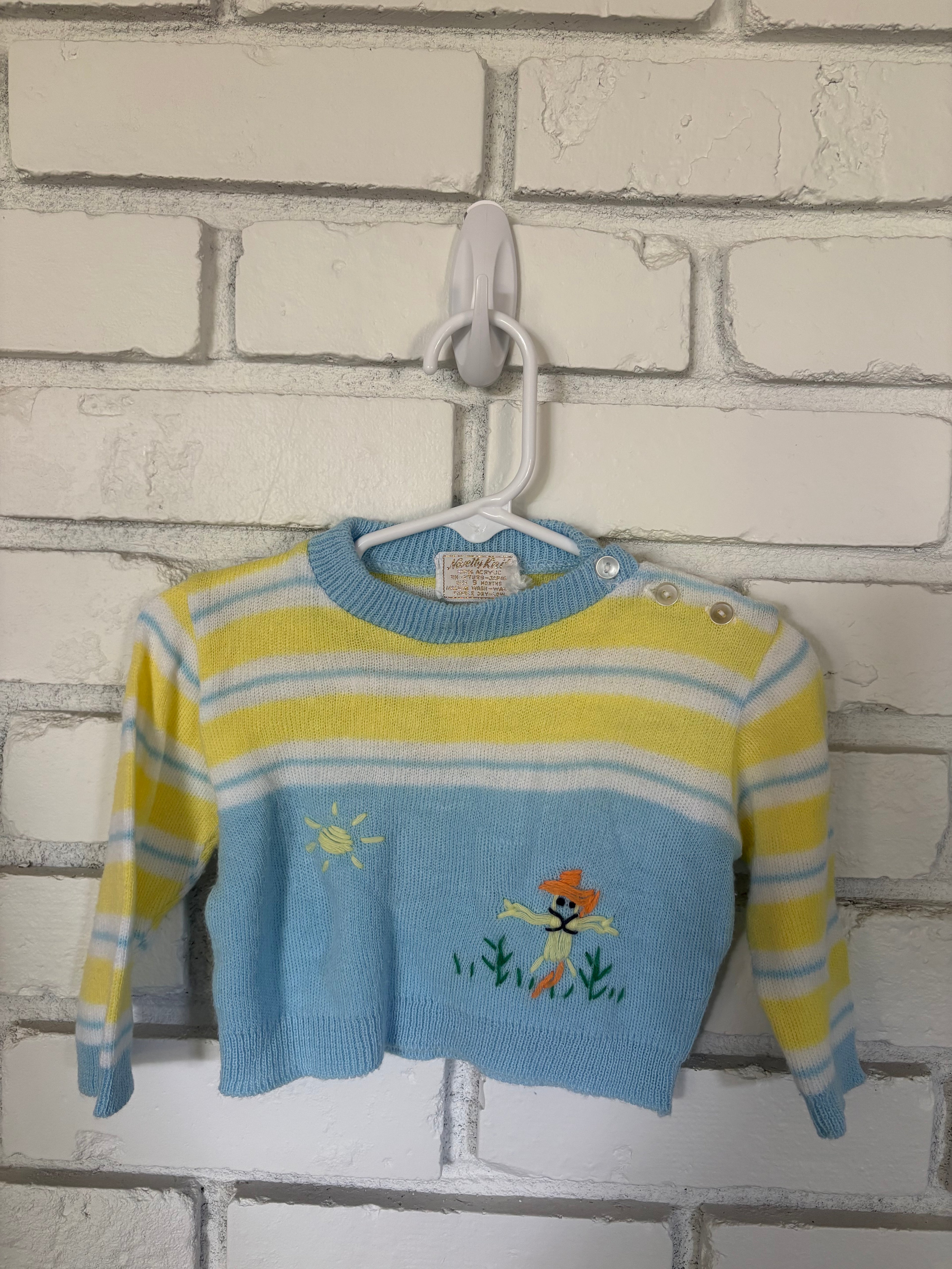 Vintage Novelty Knit Sweater 9 months