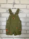 Vintage Nursery Rhyme Overalls 12 Months