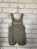 Disney Overalls 18 Months